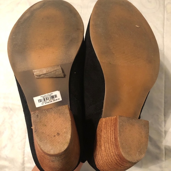 ✨✨Torrid Black Suede V Cut Boots 8 1/2 W ✨✨ - Picture 5 of 5